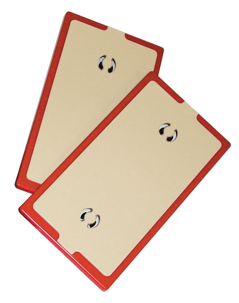 ZipWall 2-Pack Non-Skid Plate, NSP2, Red, Small